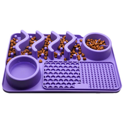 CalmLick™ Slow Feeder Mat 🐶🧡 — Stress Relief & Healthy Eating