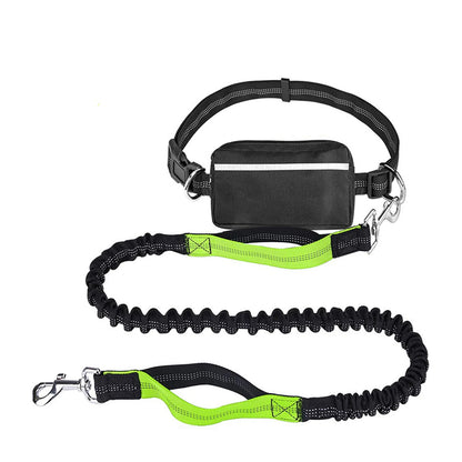 Walk Free: Hands-Free Dog Leash with Zipper Pouch