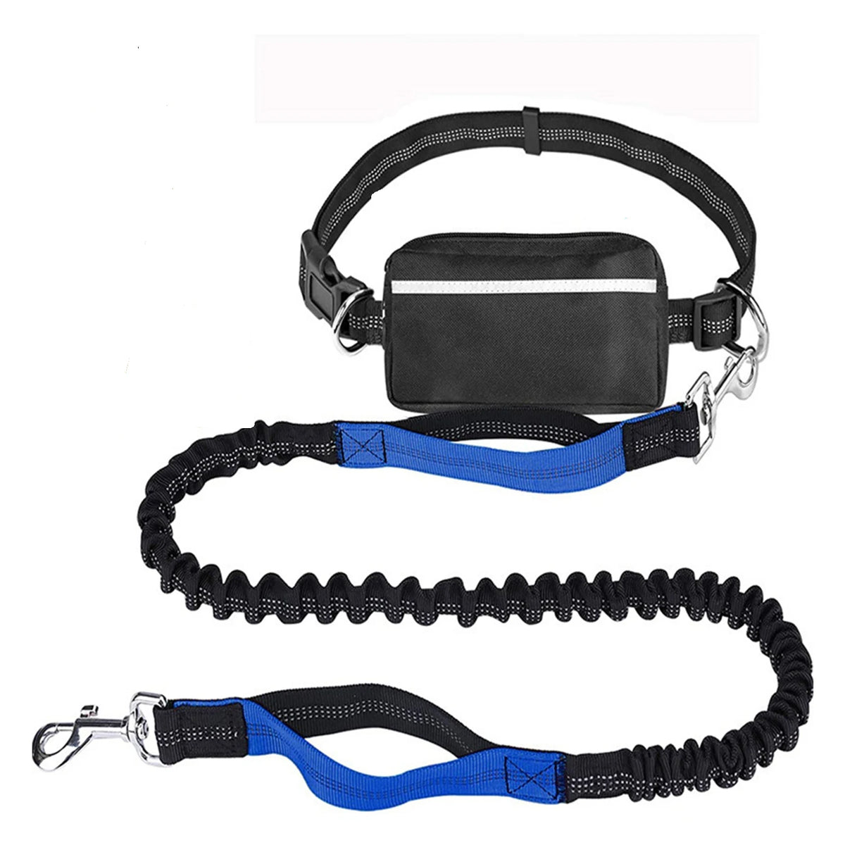 Walk Free: Hands-Free Dog Leash with Zipper Pouch