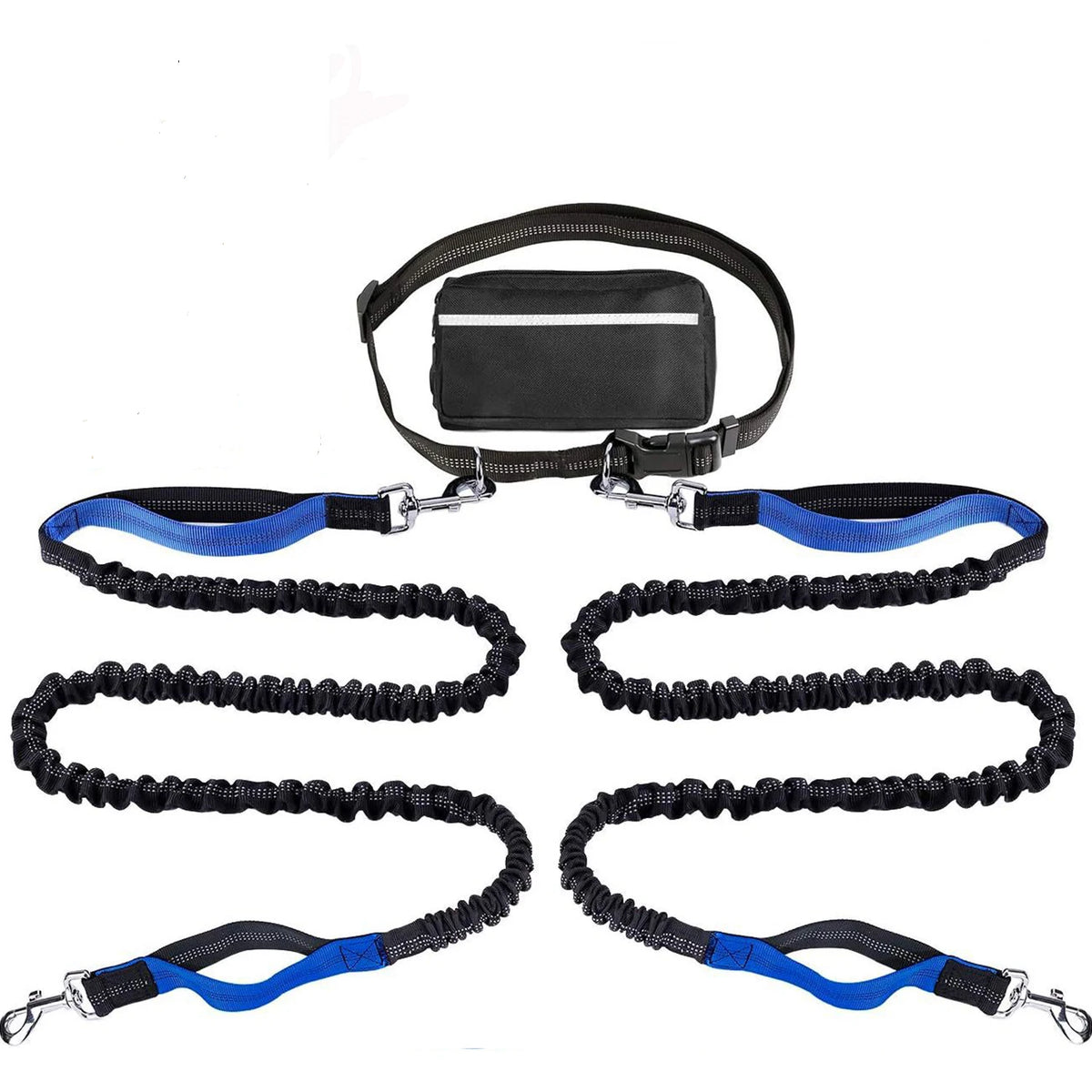 Walk Free: Hands-Free Dog Leash with Zipper Pouch