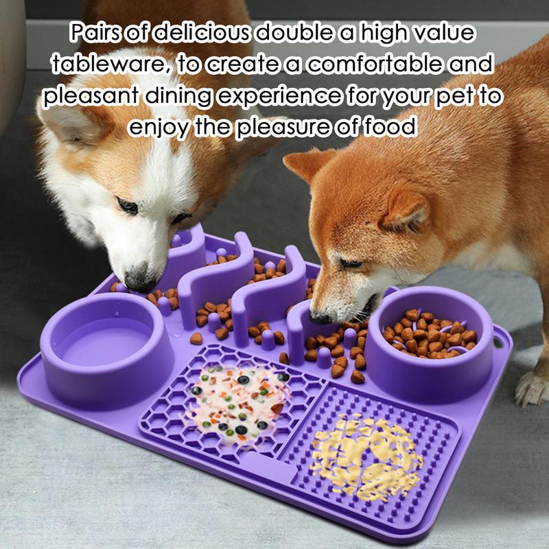 CalmLick™ Slow Feeder Mat 🐶🧡 — Stress Relief & Healthy Eating