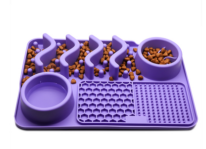 CalmLick™ Slow Feeder Mat 🐶🧡 — Stress Relief & Healthy Eating