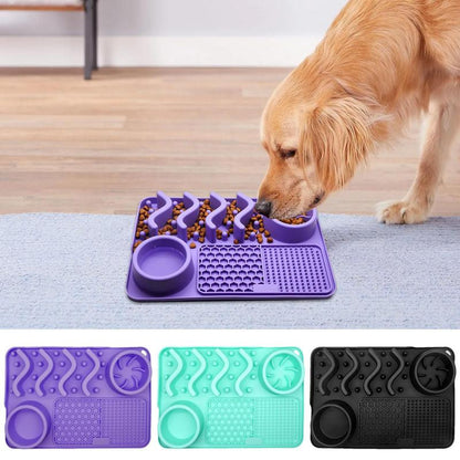 CalmLick™ Slow Feeder Mat 🐶🧡 — Stress Relief & Healthy Eating